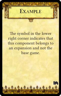 Example of a card with an expansion symbol